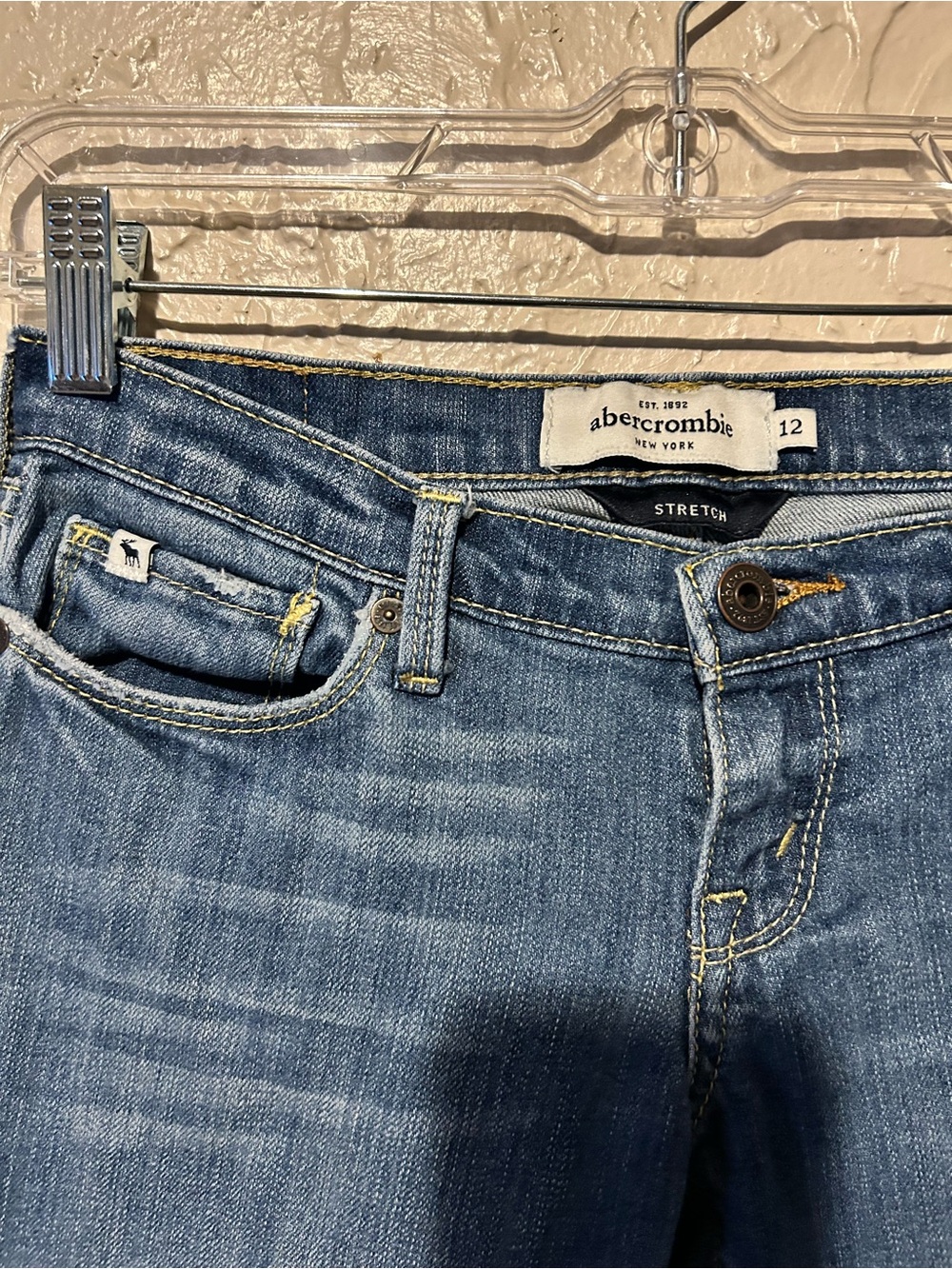 Abercrombie Kids Stretch Light Blue Denim Jeans
